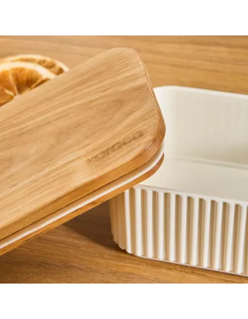 Karaca Massimo Storage Container, 500ml, Cream