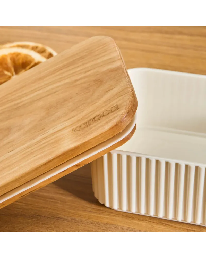 Karaca Massimo Storage Container, 500ml, Cream
