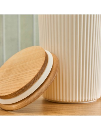 Karaca Massimo Storage Jar, 0,9L, Cream