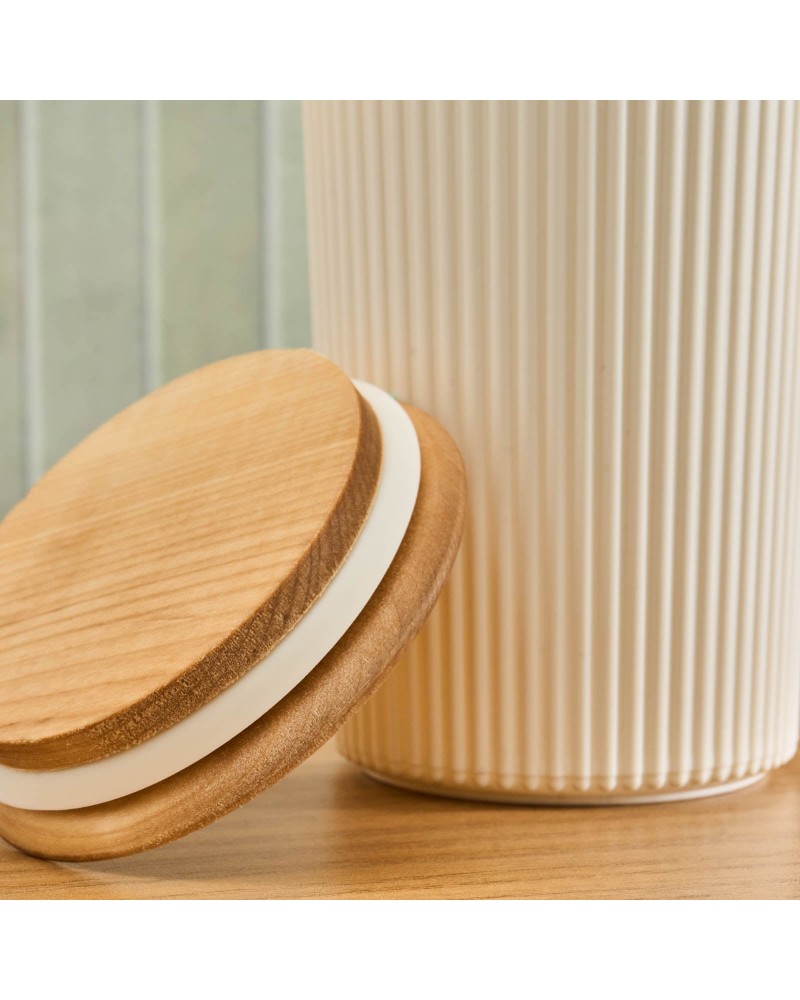 Karaca Massimo Storage Jar, 0,9L, Cream