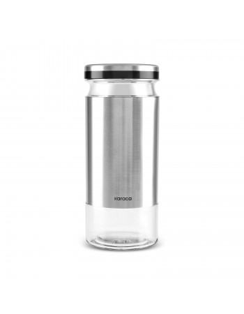 Karaca Stellum Storage Jar, 1210ml, Inox