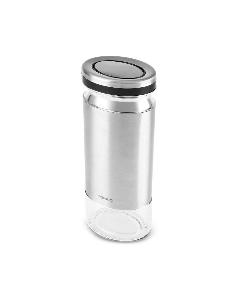 Karaca Stellum Storage Jar, 1210ml, Inox