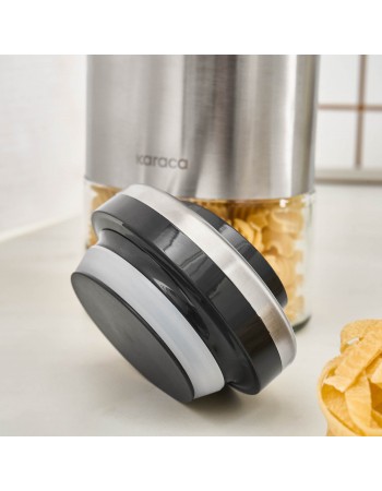 Karaca Stellum Storage Jar, 1210ml, Inox