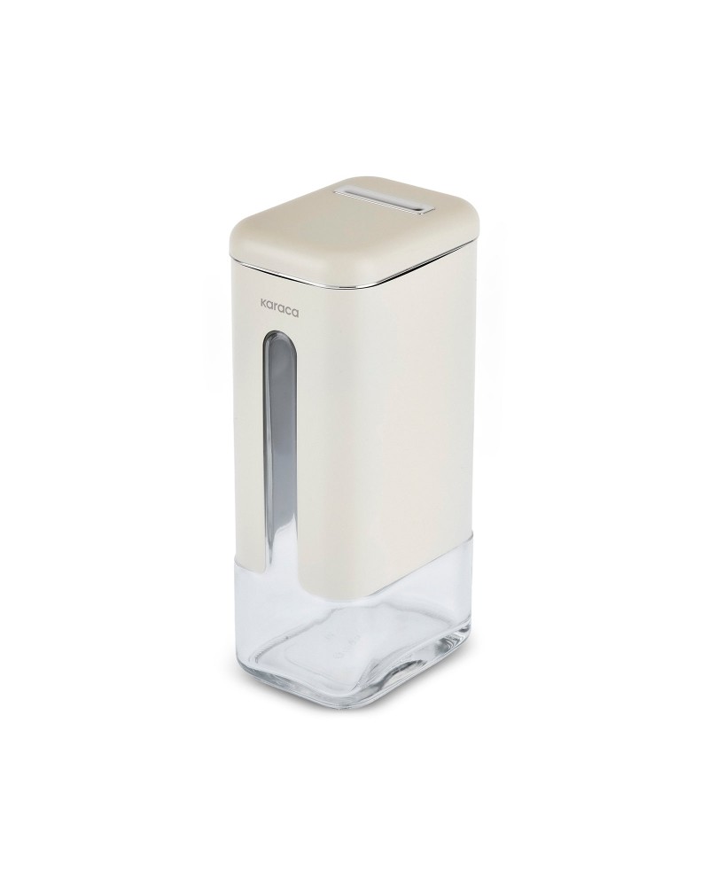 Karaca Luminous Storage Jar, 1210ml, Cream