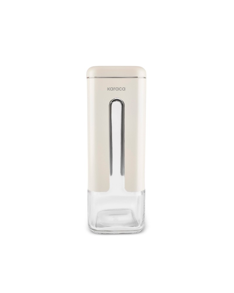 Karaca Luminous Storage Jar, 1210ml, Cream