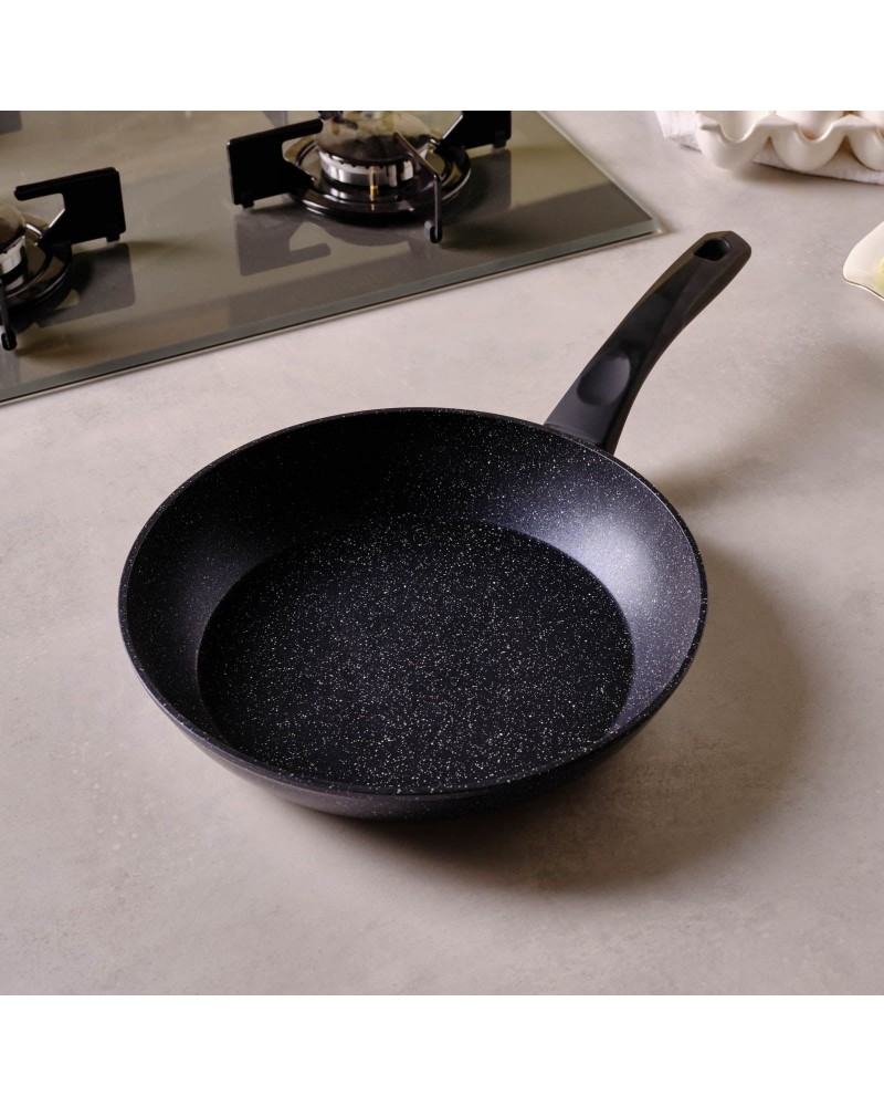 Karaca Aqua Granite Non-Stick Induction Frying Pan, 26cm, Blue