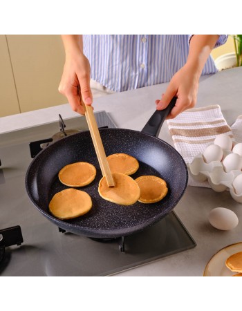 Karaca Aqua Granite Non-Stick Induction Frying Pan, 30cm, Blue