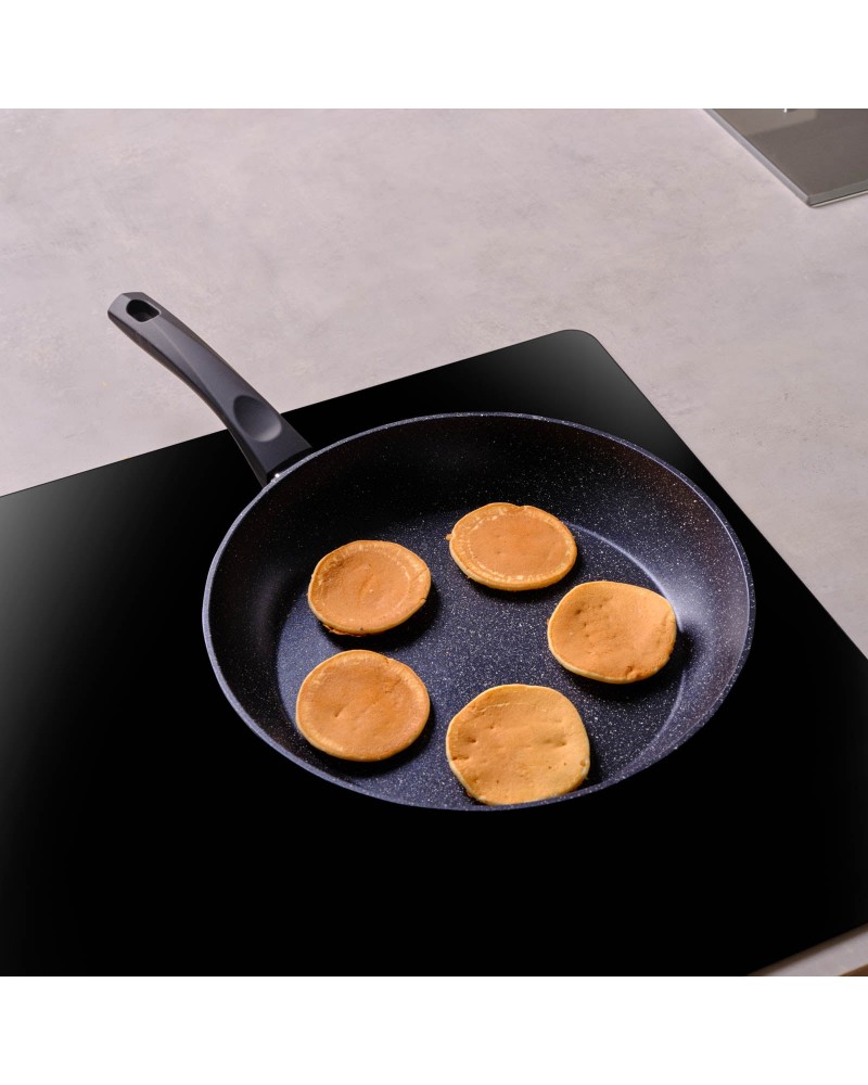 Karaca Aqua Granite Non-Stick Induction Frying Pan, 30cm, Blue