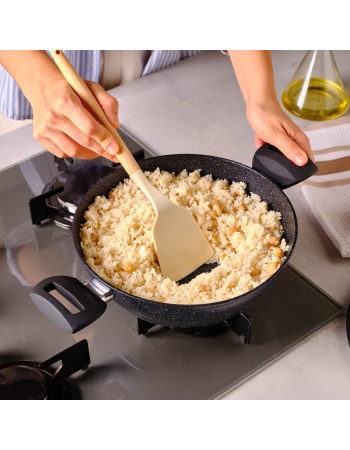 Karaca Aqua Granite Non-Stick Induction Shallow Casserole, 26m, Blue