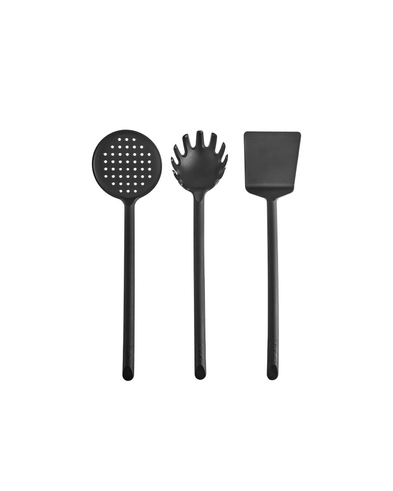 Karaca Simple 5-Piece Utensil Set, Black