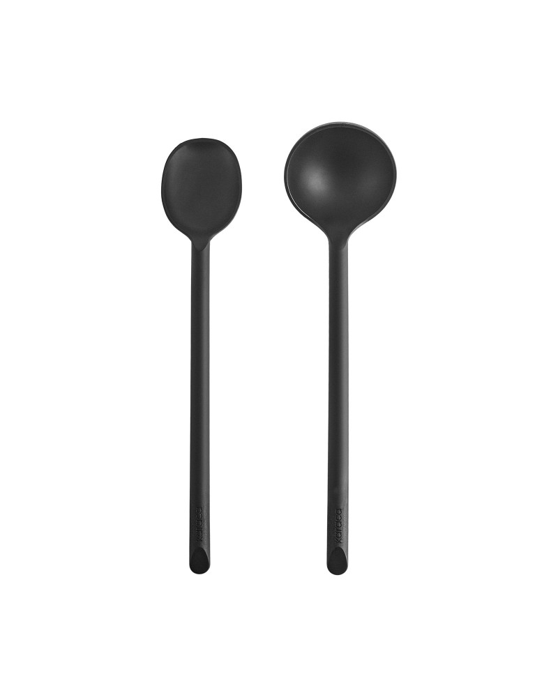 Karaca Simple 5-Piece Utensil Set, Black