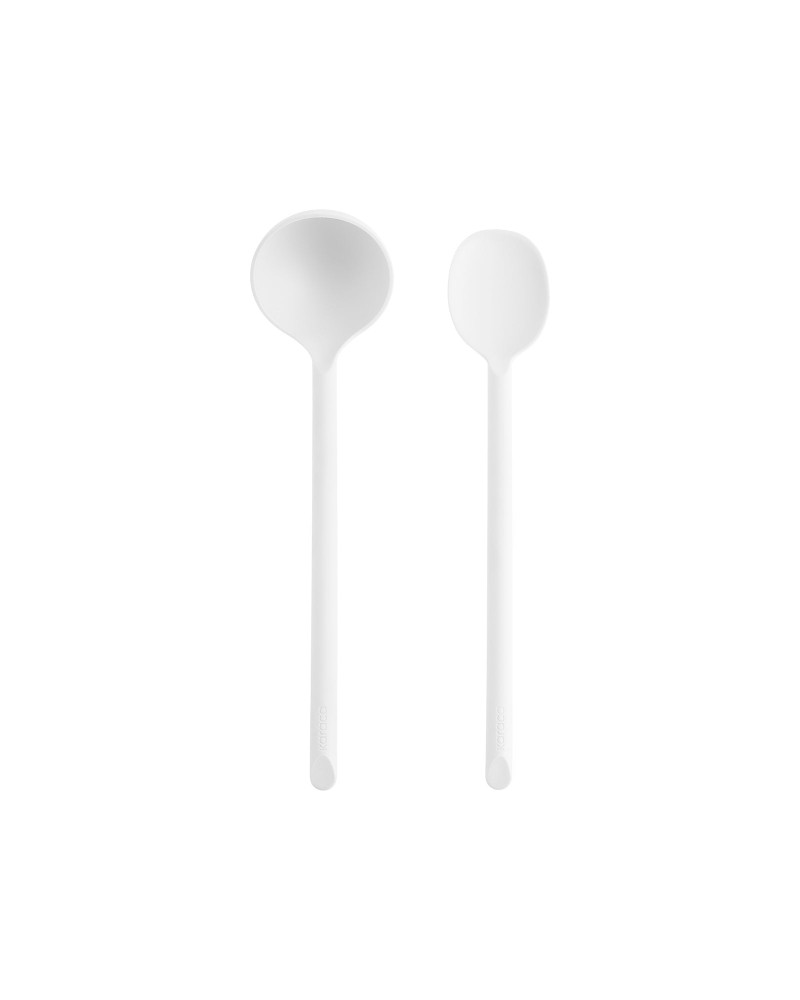 Karaca Simple 5-Piece Utensil Set, White