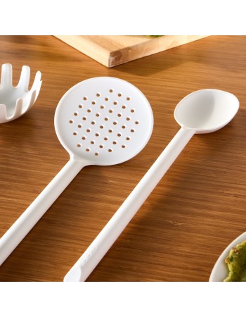Karaca Simple 5-Piece Utensil Set, White