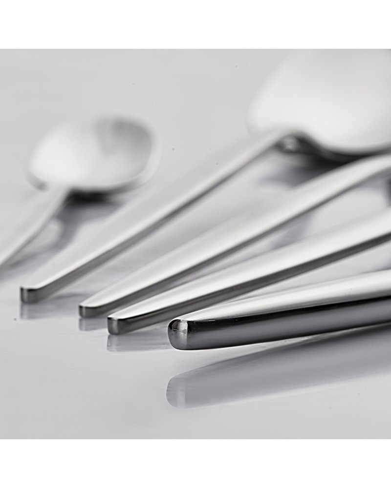 Karaca Lizbon 30-Piece Stainless Steel Cutlery Set for 6 People, Silver