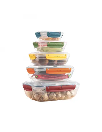 Karaca Locker Save 5-Piece Storage Container, Multi