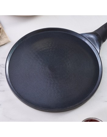 Karaca Fluffy Non-Stick Induction Ceramic Coating Crep & Pancake Pan, 26cm, Black