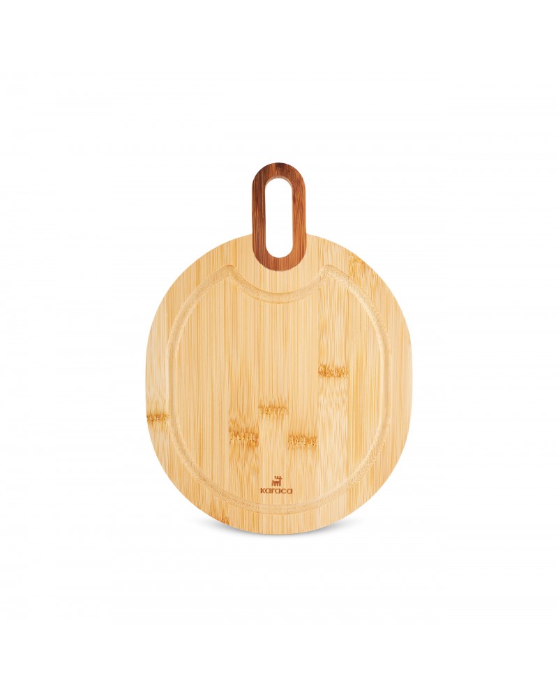 Karaca Ovelcut 2-Piece Bamboo Chopping Board Set, Wood