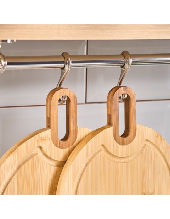 Karaca Ovelcut 2-Piece Bamboo Chopping Board Set, Wood