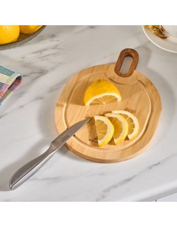 Karaca Ovelcut 2-Piece Bamboo Chopping Board Set, Wood