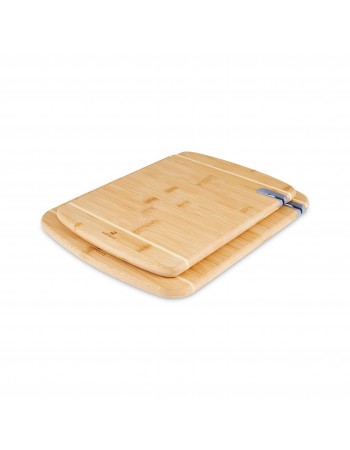 Karaca Sharpencut 2-Piece Bamboo Chopping Board, Wood