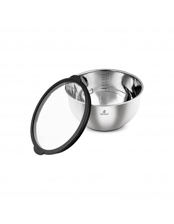 Karaca Mixmaster 2-Piece XL Mixing and Storage Container, Inox