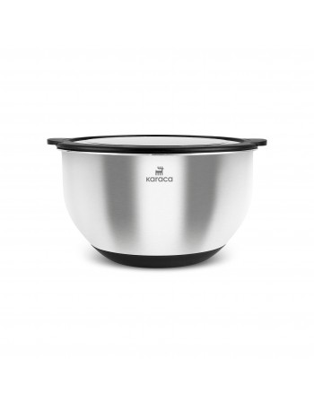 Karaca Mixmaster 2-Piece XL Mixing and Storage Container, Inox