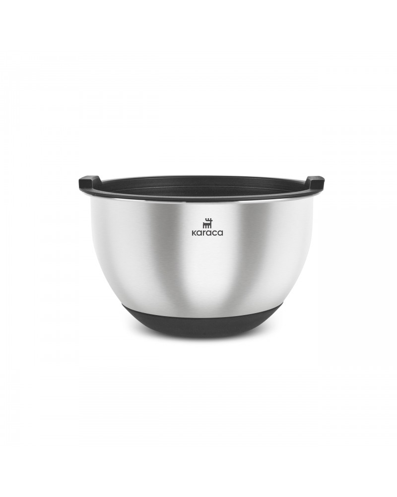 Karaca Blendbox 3-Piece Mixing and Storage Container, Inox