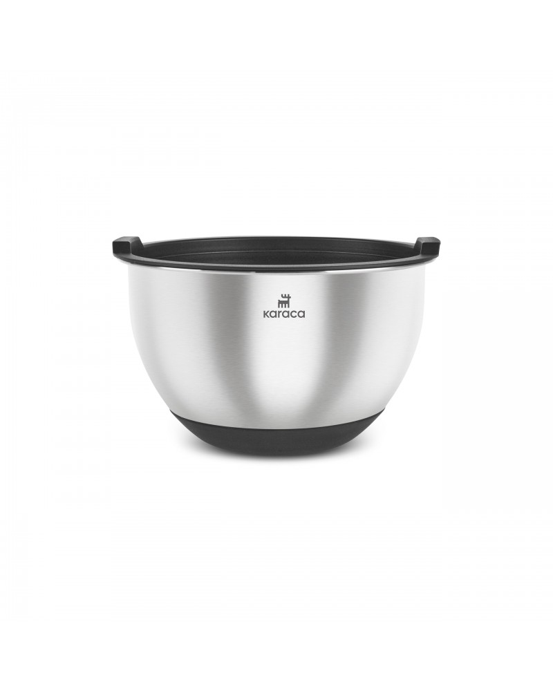 Karaca Blendbox 3-Piece Mixing and Storage Container, Inox