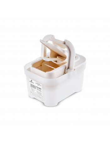 Karaca Spoonsafe Storage Container with Spoon, 500ml, White