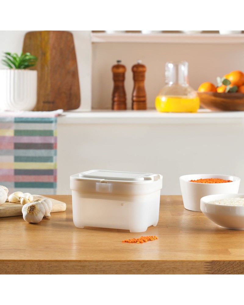 Karaca Spoonsafe Storage Container with Spoon, 500ml, White