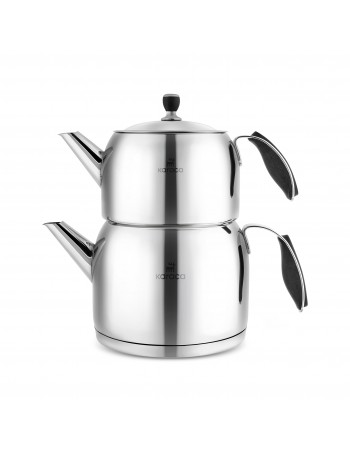 Karaca Stelly Stainless Steel Teapot Set, XL, Inox Karaca Stelly Stainless Steel Teapot Set, XL, Inox