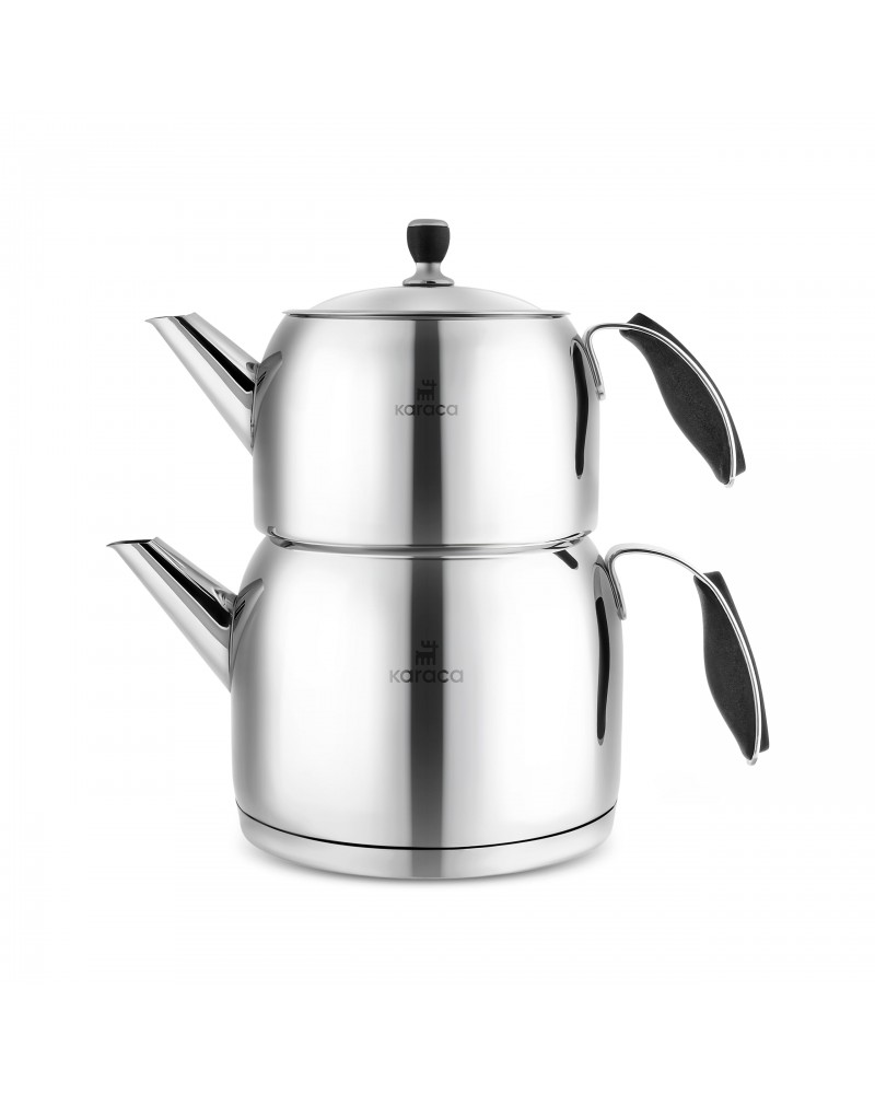 Karaca Stelly Stainless Steel Teapot Set, XL, Inox Karaca Stelly Stainless Steel Teapot Set, XL, Inox
