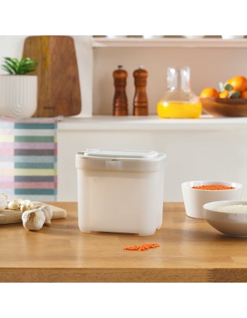 Karaca Spoonsafe Storage Container with Spoon, 1000ml, White