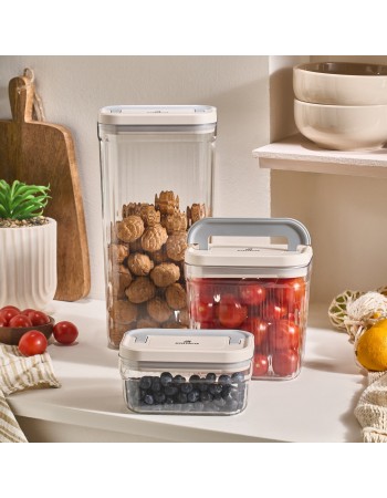 Karaca Flex 2-Piece Storage Container, 520ml, Clear