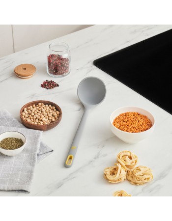 Karaca Silva Silicone Ladle, 32cm, Grey