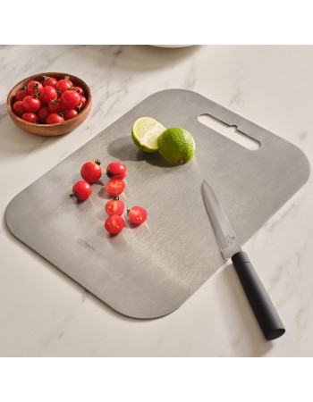 Karaca Stainless Steel Chopping Board, 26x34cm, Inox