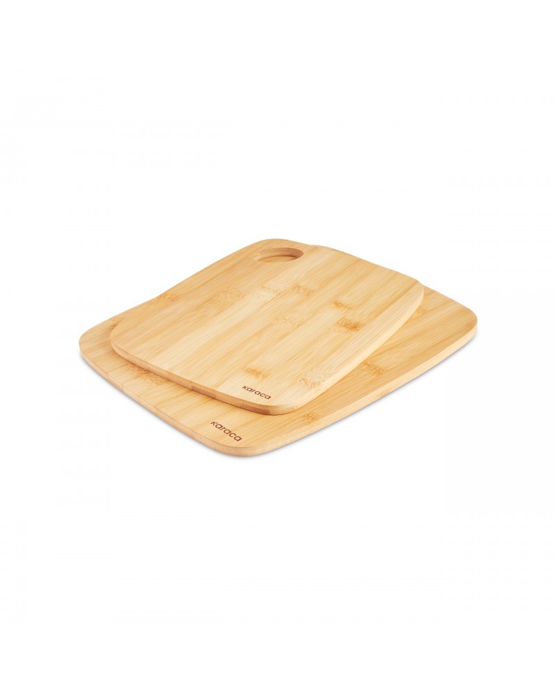 Karaca Karya 2 Piece Bamboo Chopping Board Set, Wood