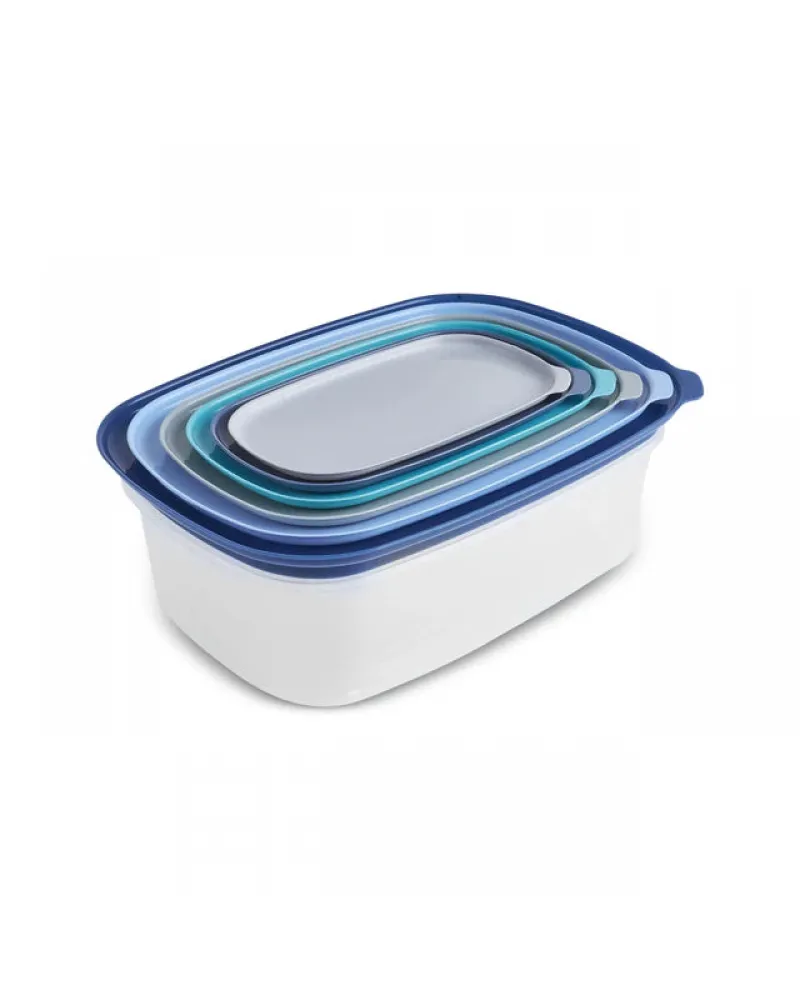 Karaca Vicks Ocean 6-Piece Storage Container, Blue