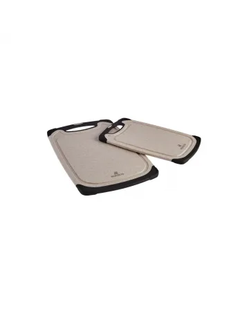 Karaca Daily 2-Piece Cream Granite Patterned Chopping Boards, Cream