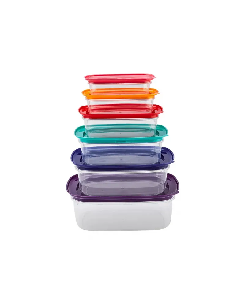 Karaca Vicks Bailando 6 Piece Storage Container, 2.9L, Multi