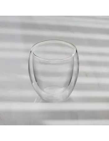 Karaca Pia Glass Coffee Glass, 250ml, Clear