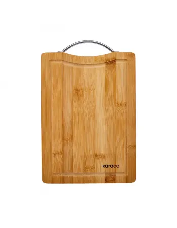 Karaca Owen Bamboo Rectangle Chopping Board, Large, Wood