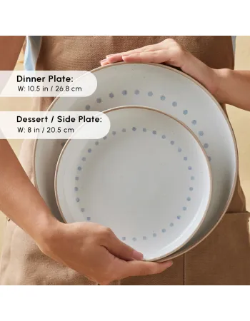 Karaca Haag 16-Piece Stoneware Dinner Set for 4 People, Multi