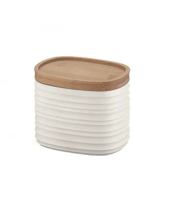 Guzzini Tierra Storage Container, Medium, Light Cream