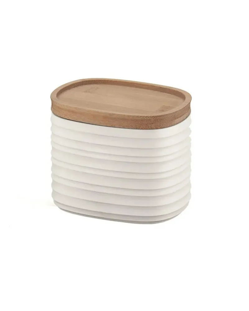 Guzzini Tierra Storage Container, Medium, Light Cream