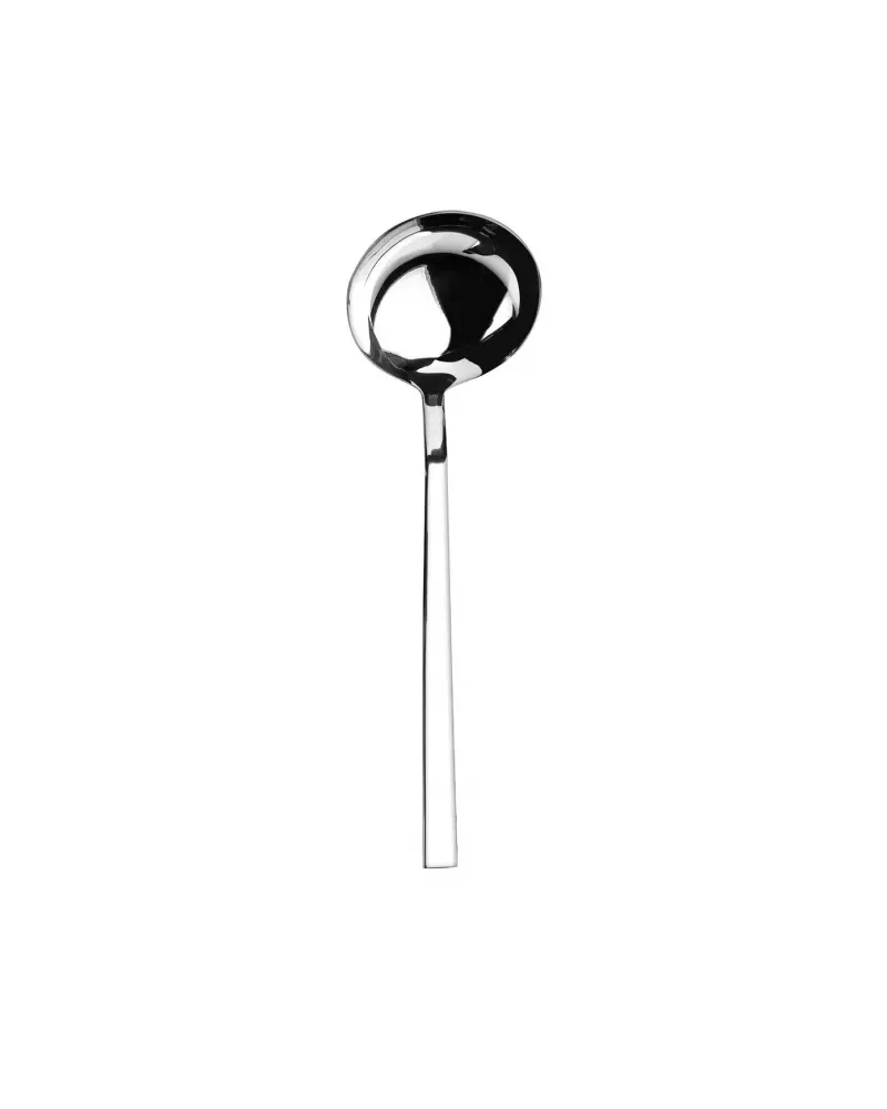 Karaca Flame Stainless Steel Ladle, 27.5cm, Silver