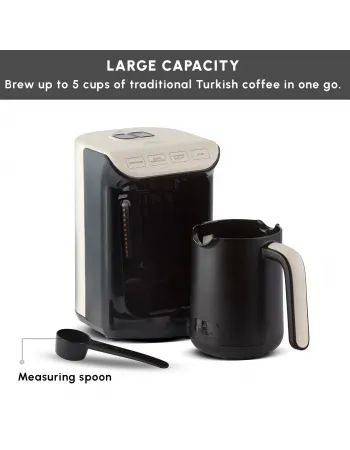 Hatır Köz Turkish Coffee Maker, 535W, Cream