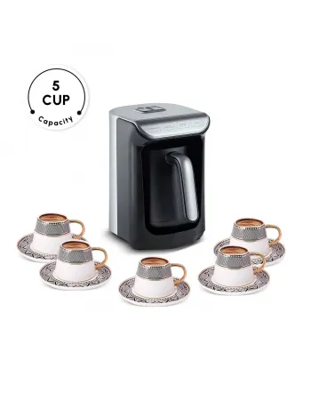 Karaca Hatır Köz Turkish Coffee Maker, 535W, Anthracite