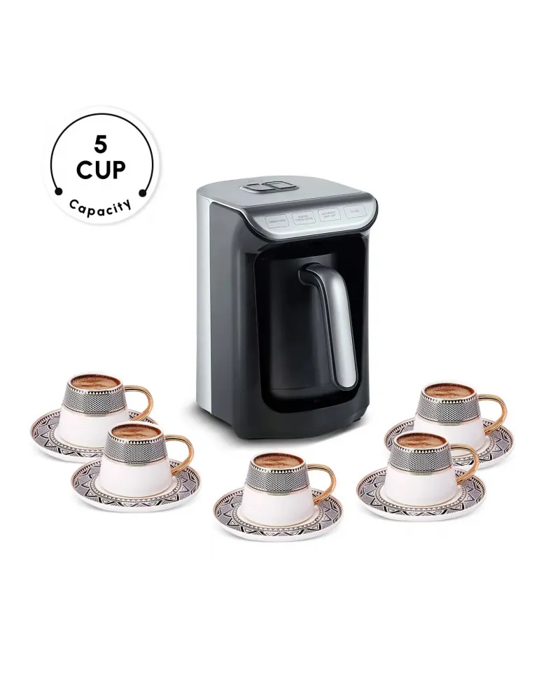 Karaca Hatır Köz Turkish Coffee Maker, 535W, Anthracite