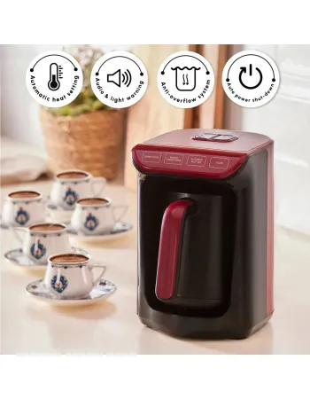 Hatır Köz Turkish Coffee Maker, 535W, Red